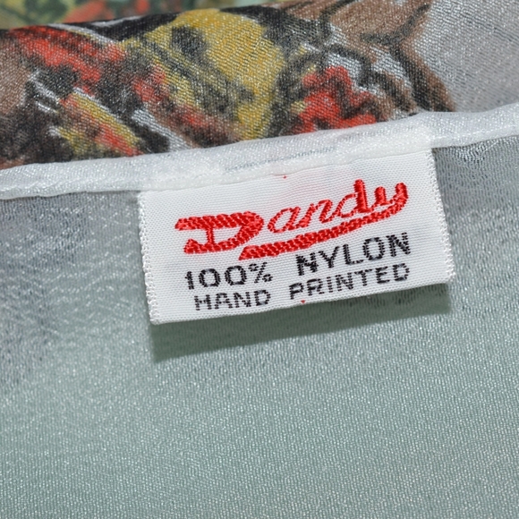 Vintage Scarf New Zealand Designer DANDY 1960s - Picture 11 of 11